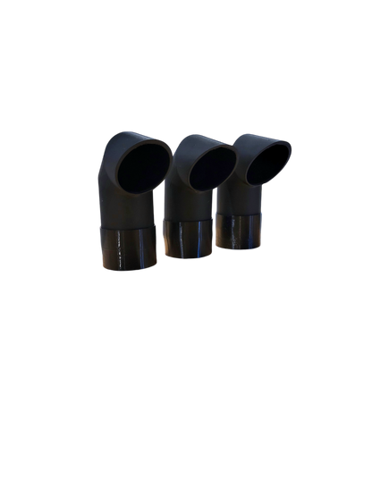 Snorkel extension set 100mm, for 60mm pipe