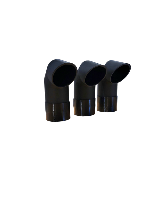 Snorkel extension set 100mm, for 60mm pipe