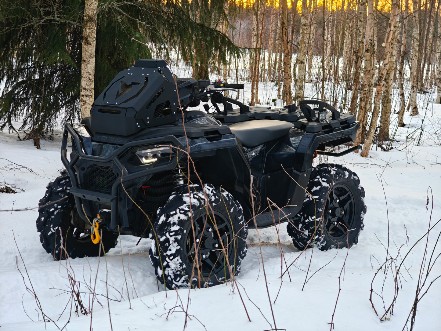 Sportsman 570 radiator relocation kit