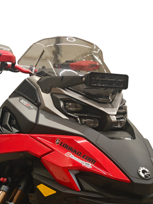 Hiisi lisävaloteline ja LED-lisävalo (Dual Mission 8000 80w)