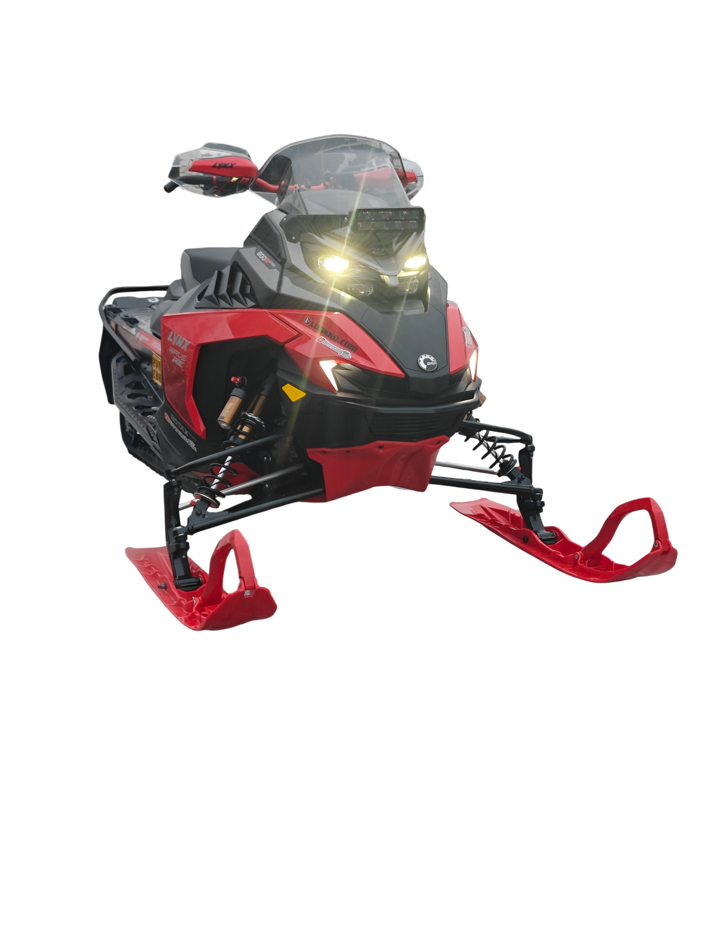 Hiisi lisävaloteline ja LED-lisävalo (Dual Mission 8000 80w)