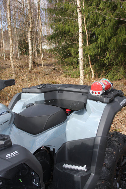 Rear seat infill rack