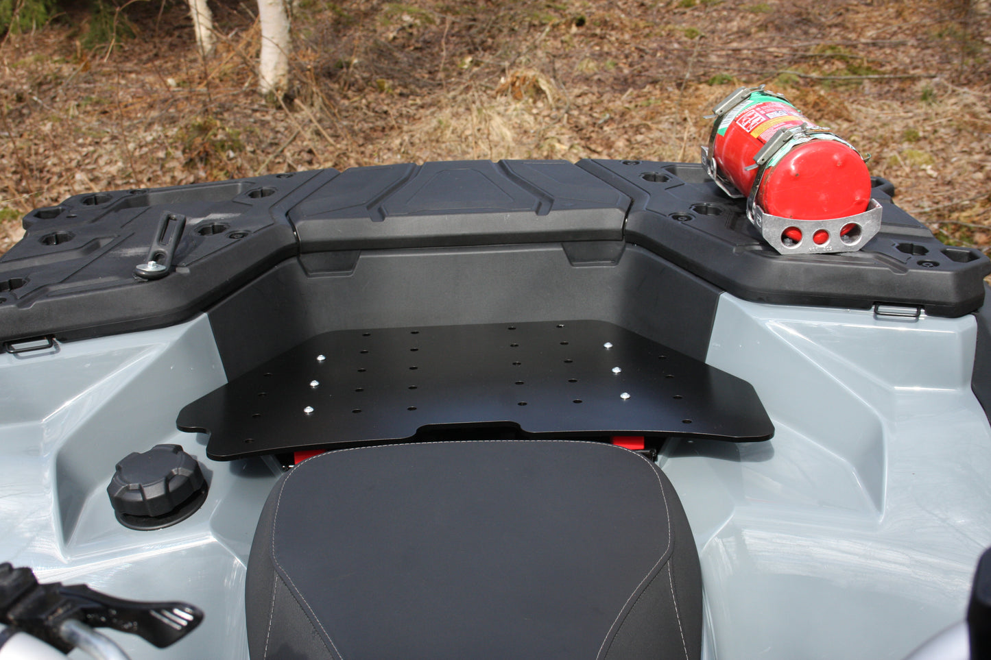 Rear seat infill rack