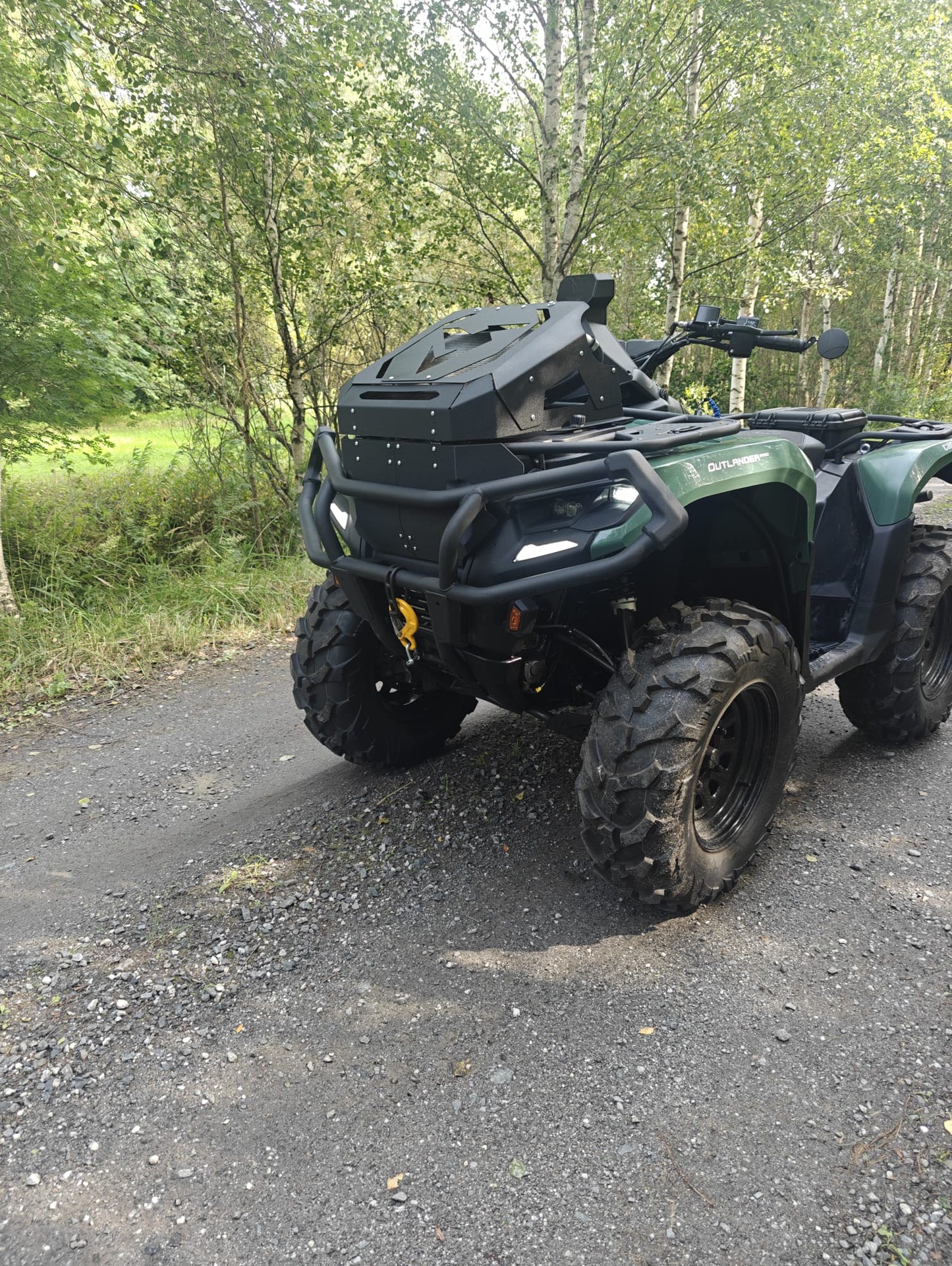 Can-Am Outlander G3 HD5 / HD7 Kühlerverlegung